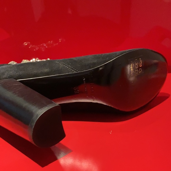 The Kooples Black Suede Boots SZ 8 FR 39 - Picture 5 of 8